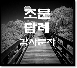  조문 답례문자 보내기 TOP3 ( 장례식 감사인사 문자 )
