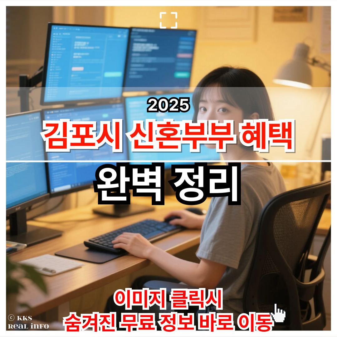2025 김포시 신혼부부 혜택 완벽 총정리