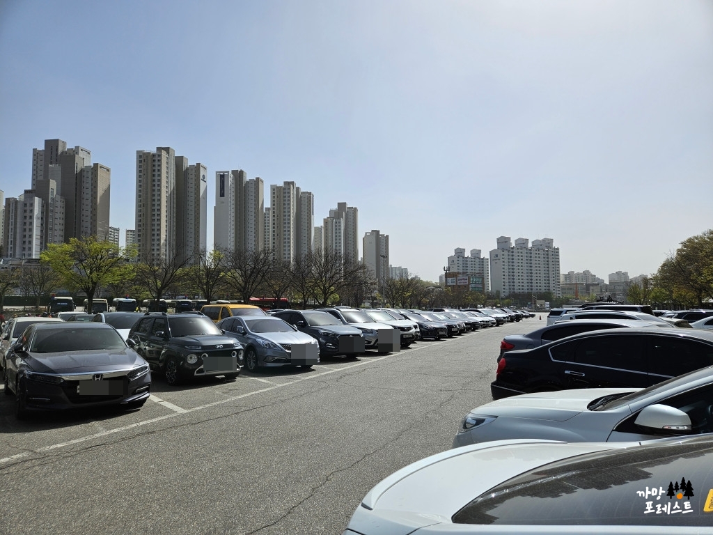 용인 한국 민속촌 주차장