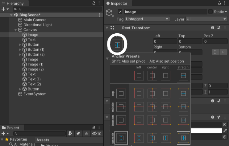 [Unity] 해상도 변경과 UI 배치