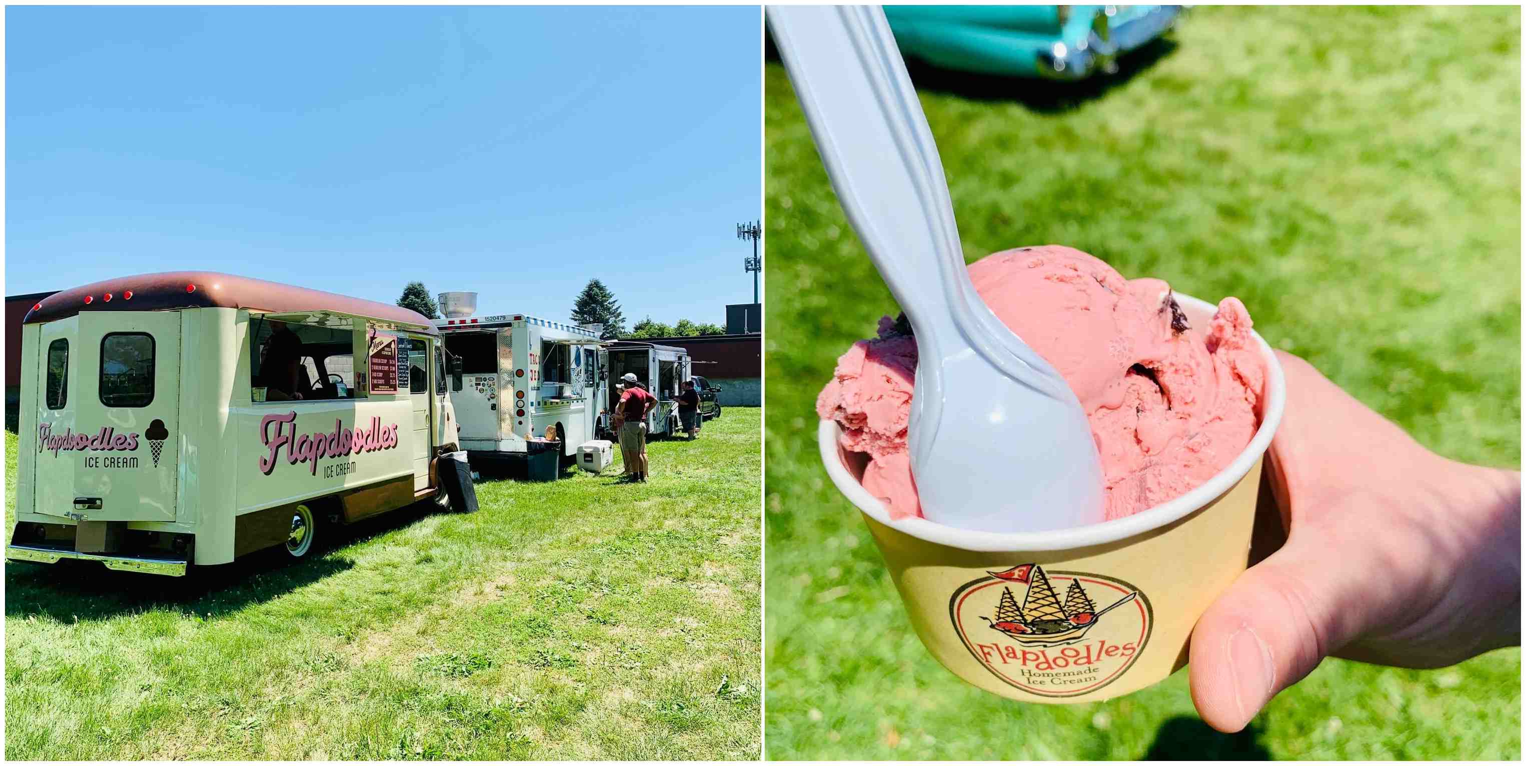 아이스크림-푸드트럭-핑크색-아이스크림