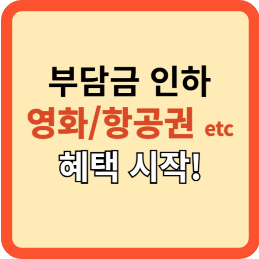 부담금(영화&#44; 항공권 etc) 인하로 호주머니가 가벼워진다?