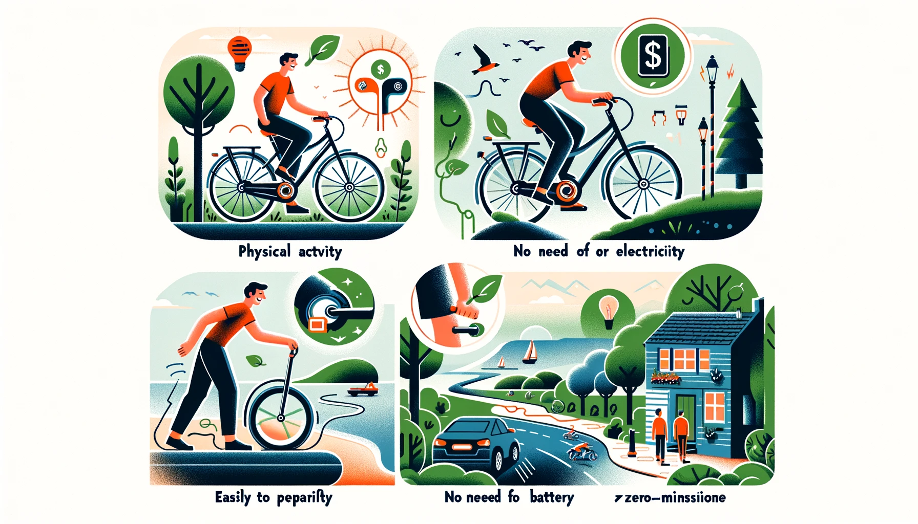 전기 자전거 대 일반 자전거: 도시 생활을 위한 최적의 이동 수단 선택 가이드 - 일반 자전거의 장점
