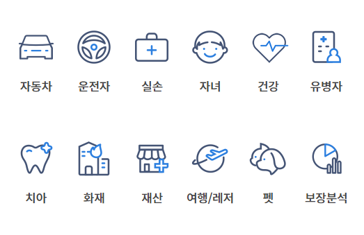 삼성화재-보험목록