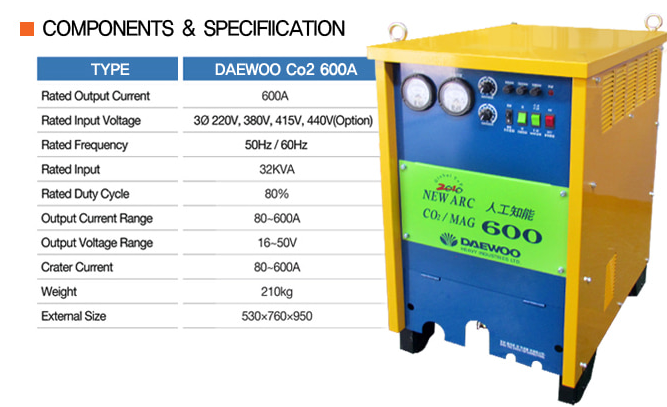 용접기 스펙