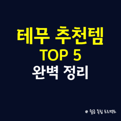 테무 추천템 TOP 5 완벽 정리