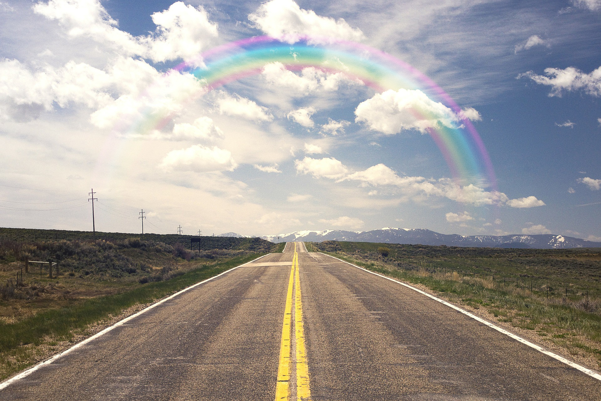 포토샵 무지개 만들기