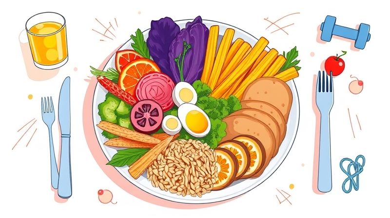 칼로리 계산 외 건강한 식단 관리 및 생활 습관 노하우 이미지