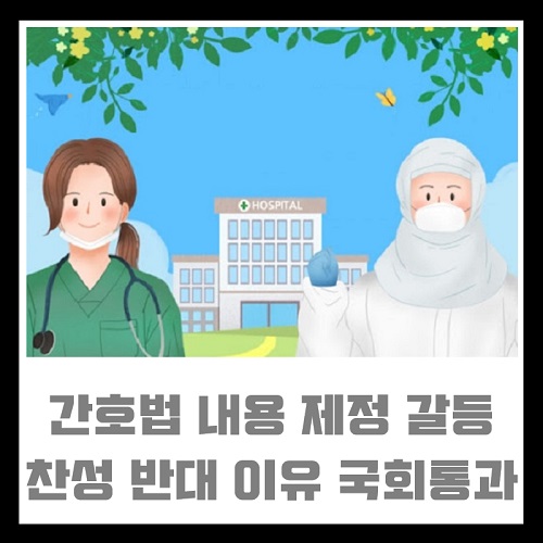 간호법 내용 제정 찬성 반대 이유 국회 통과 갈등 해소 방안 간호법안 간호사법