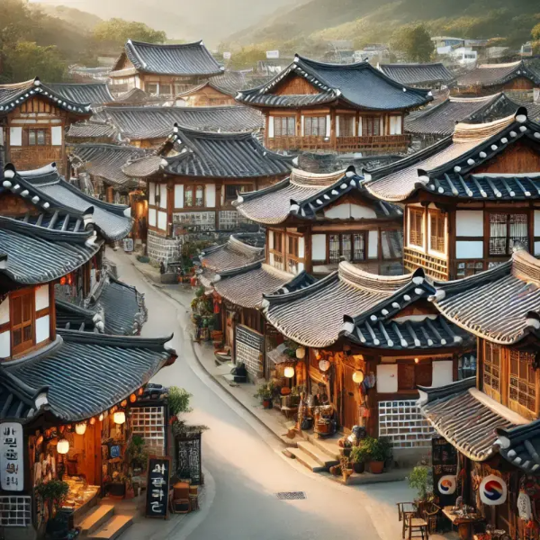 전주 한옥마을 그림