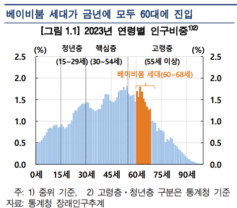 베이비붐 세대의 60대 진입