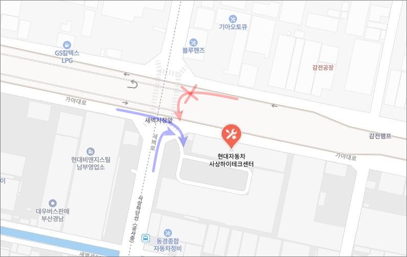 현대차-부산-사상하이테크센터-입구