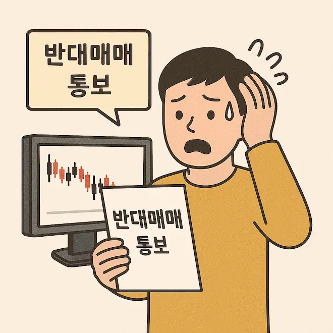 반대매매 통보