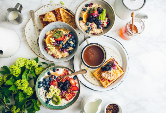 단백질이 풍부한 아침 식사