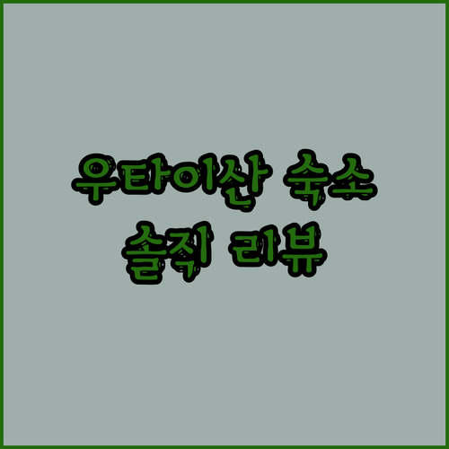 우타이산 여행객 필독! 가성비 숙소 