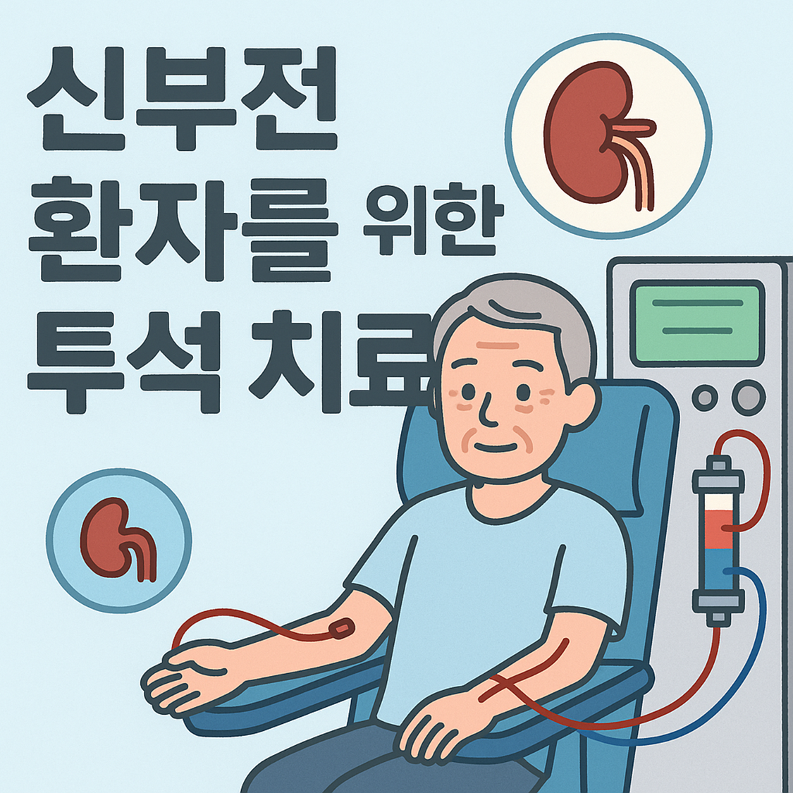 신부전 환자를 위한 투석 치료 정보