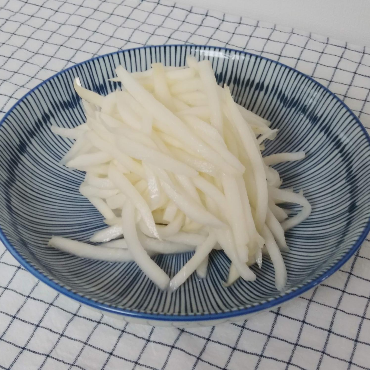  무초절임채와 어묵볶음