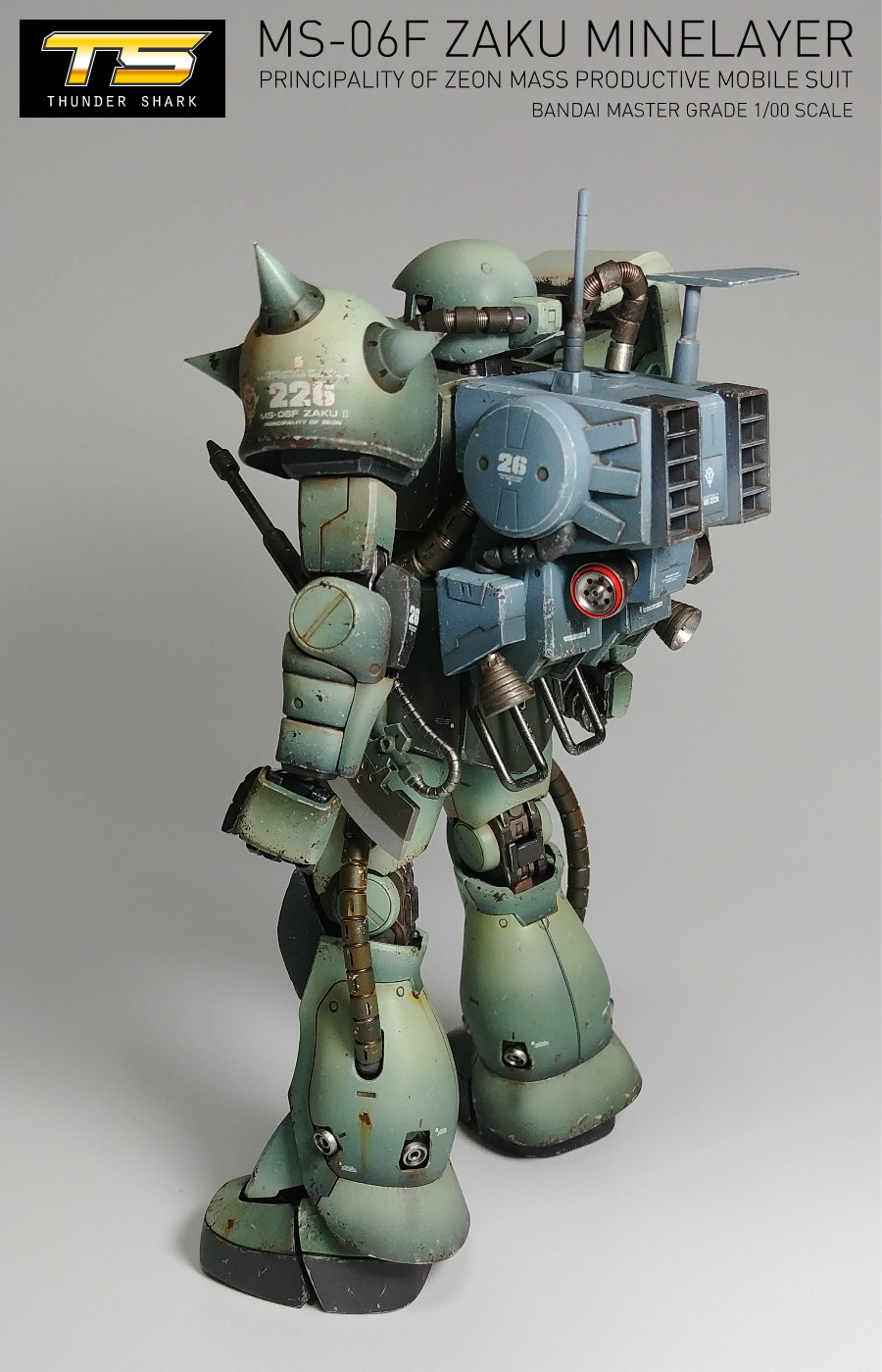 MS-06F ZAKU MINELAYER Painted 자쿠 마인레이어 도색 완성