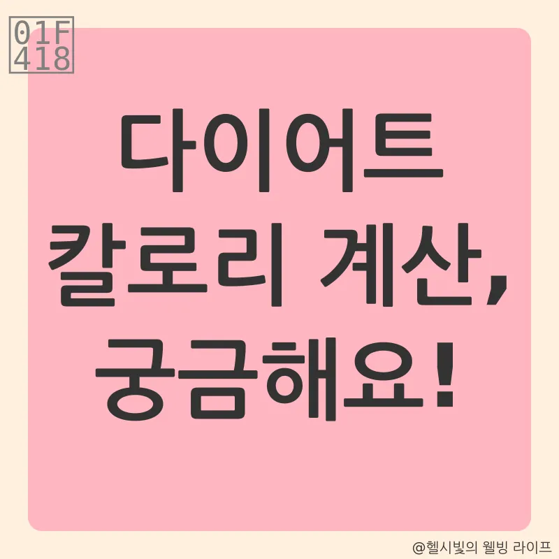 다이어트 칼로리 계산_4