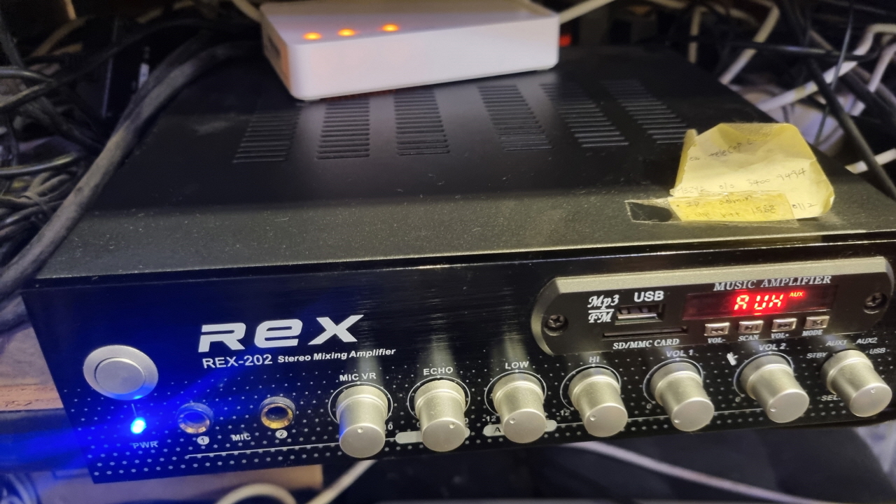  헬스장 스피커 교체 5.2 인치 스피커 rex-202 앰프 소리가 한쪽만 나와요 익산 sh정보