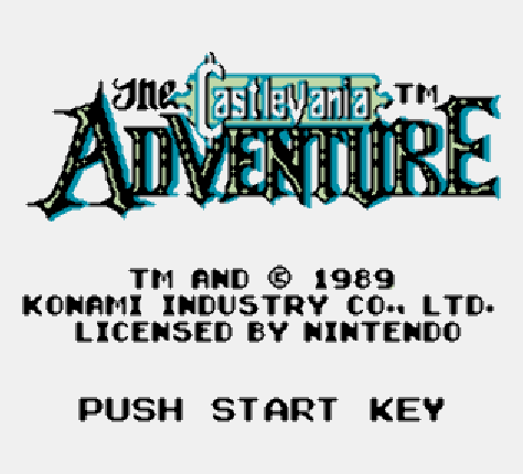  캐슬바니아 더 어드벤처 The Castlevania Adventure USA (게임보이 - GB)
