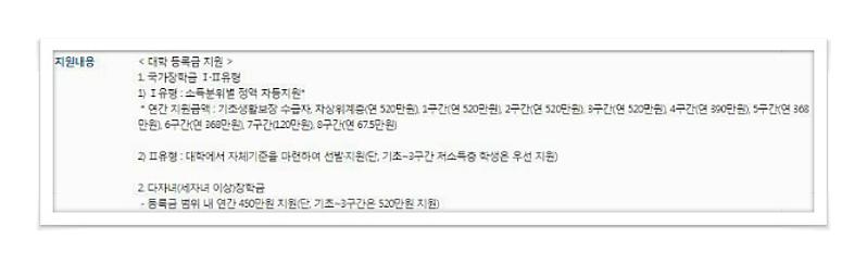 국가장학금 소득분위