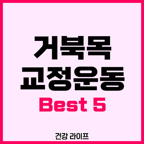 거북목 교정운동 Best 5