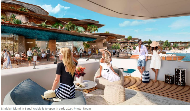 사우디, 네옴 최초 호화 신달라(Sindalah) 섬 개발 발표 VIDEO:Sindalah: Saudi Arabia's yachting and golfing destination to open in 2024