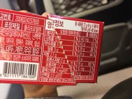 쿠크다스 칼로리 정보
