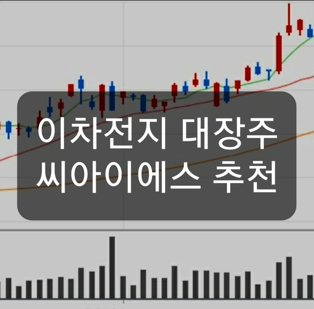  씨아이에스 이차전지대장주 추천
