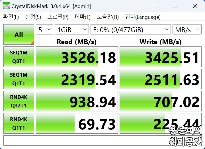 LG 그램 2023 16ZD90R-EX56K 성능과 사용 후기 - LG 그램 2023 16ZD90R-EX56K 성능과 사용 후기 - SSD 속도 LG 그램 2023 16ZD90R-EX56K 성능과 사용 후기 - LG 그램 2023 16ZD90R-EX56K 성능과 사용 후기 - SSD 속도