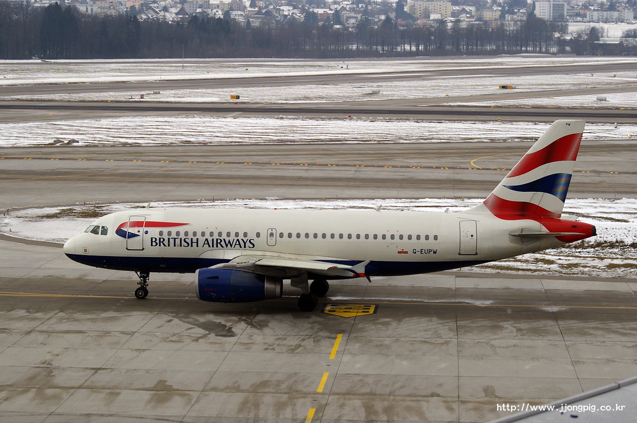 British Airways G-EUPW Airbus A319-100