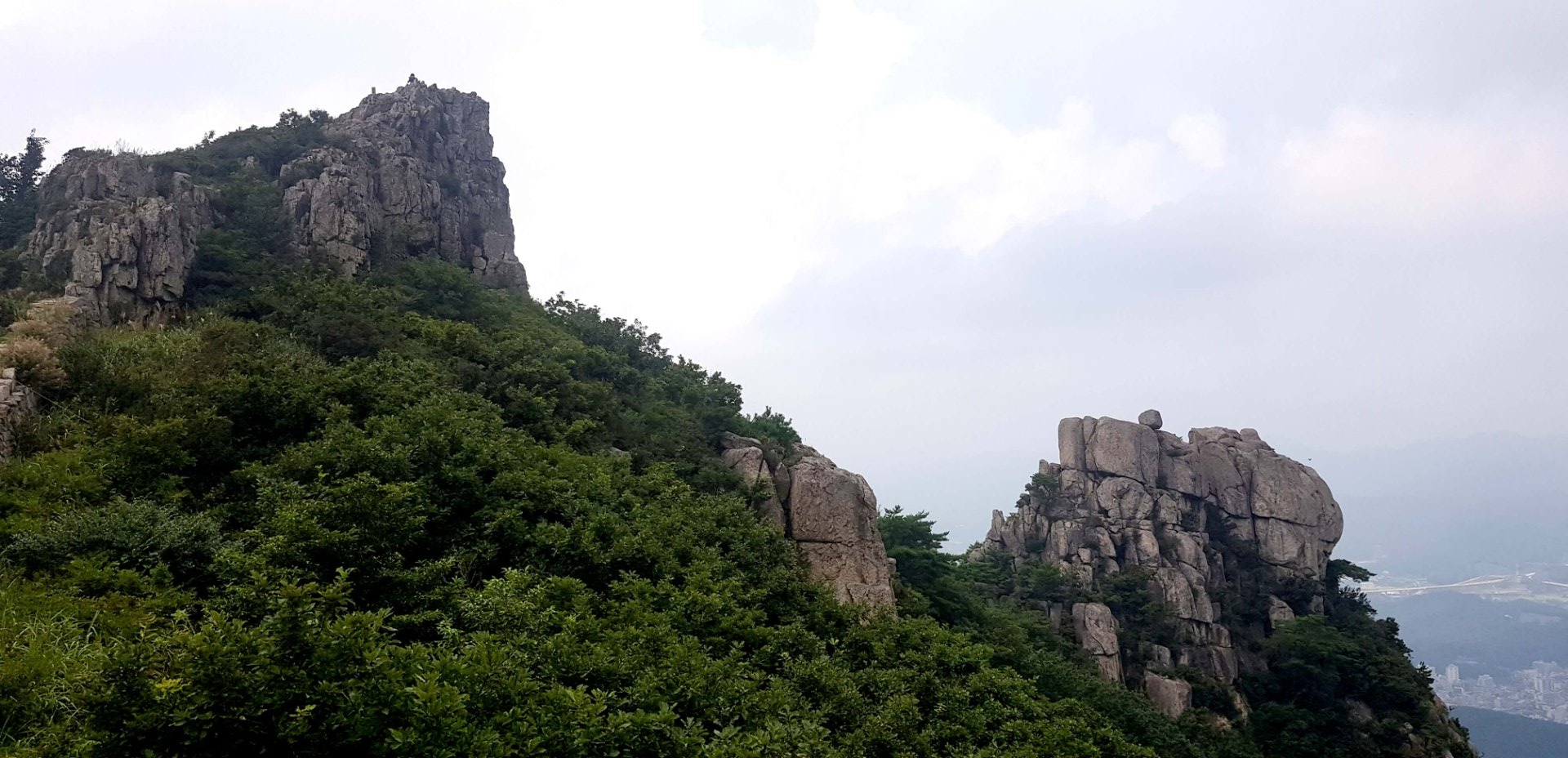 부산 금정산 무명릿지