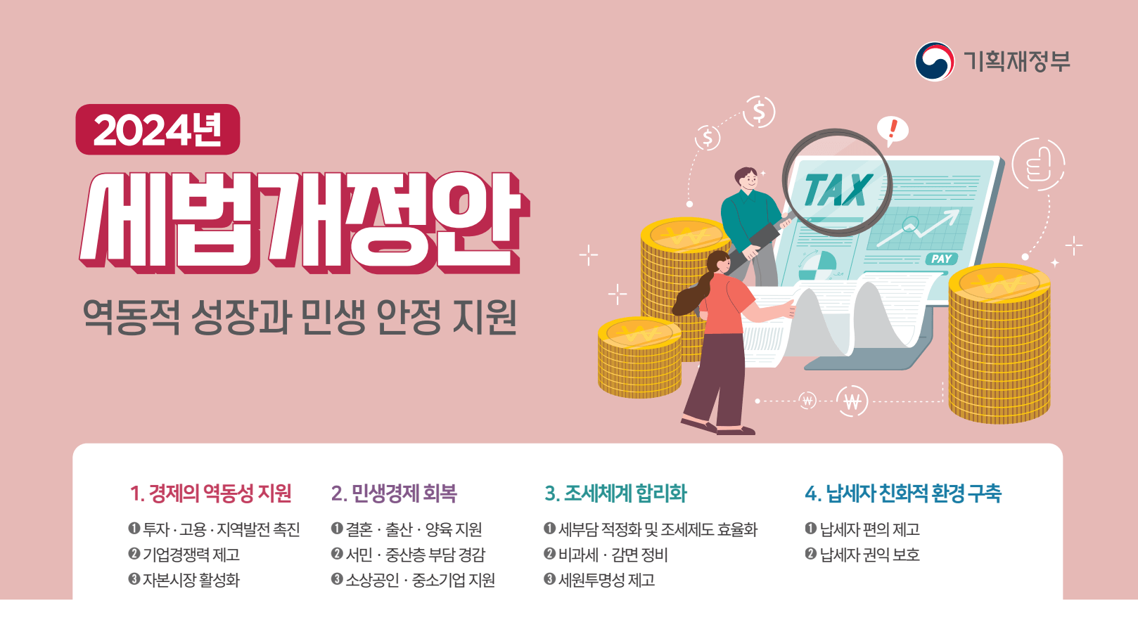 2024년 세법 개정안 총정리