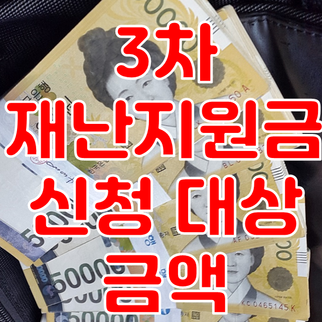  3차 재난 지원금 신청 대상 맞춤형 피해 지원금