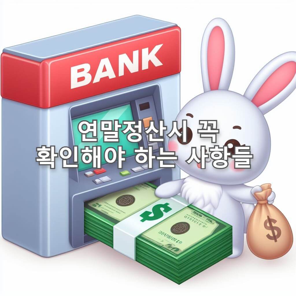  연말정산시 꼭 체크해야 할 서류 누락되지 않도록 확인하세요