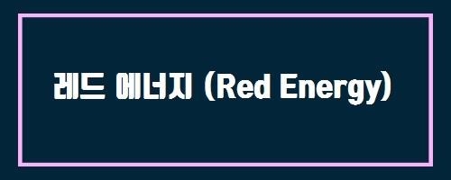  레드 에너지 (Red Energy) And 유기농홍삼스틱