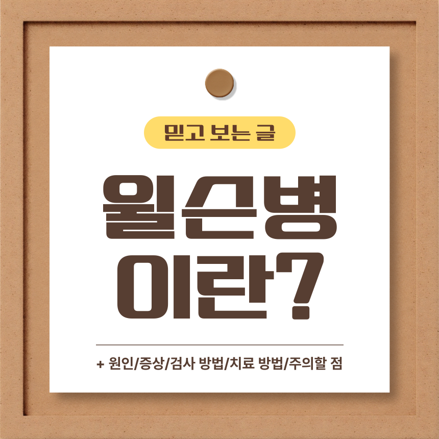  윌슨병 이란?