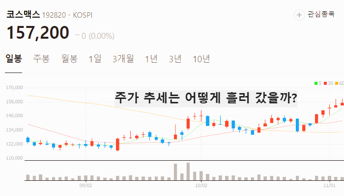 색조 화장품 관련주 대장주 TOP5