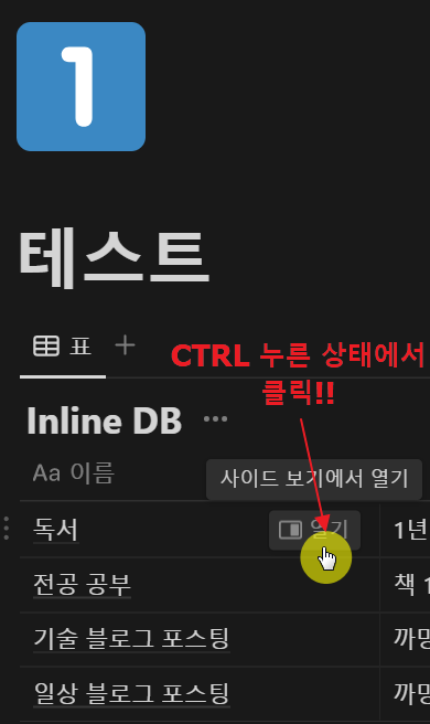 노션 탭 기능