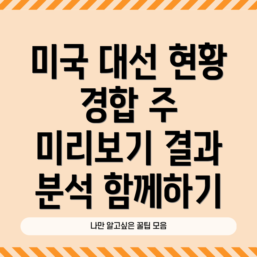 미국 대선 개표 중계