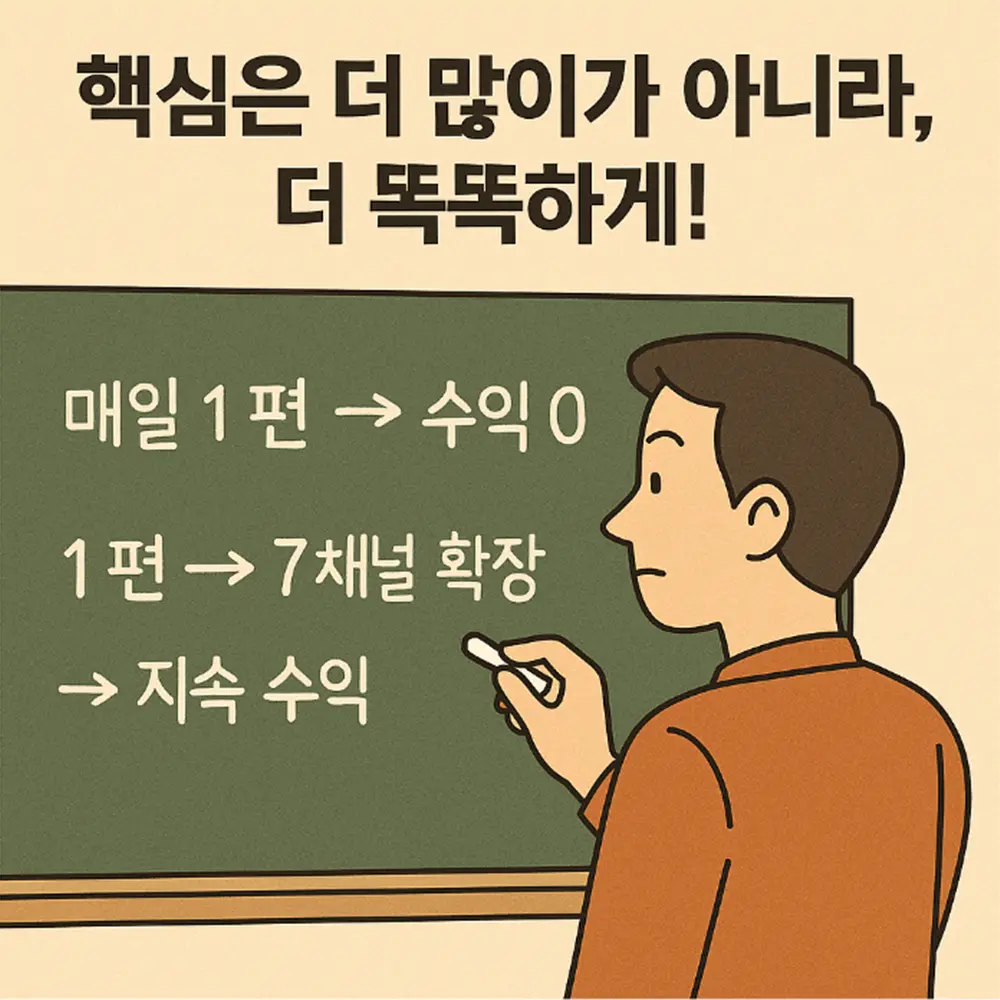글을 똑똑하게 활용해 수익 구조를 설계하는 전략적 사고의 전환