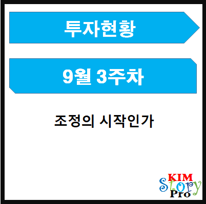  9월 3주차 투자현황