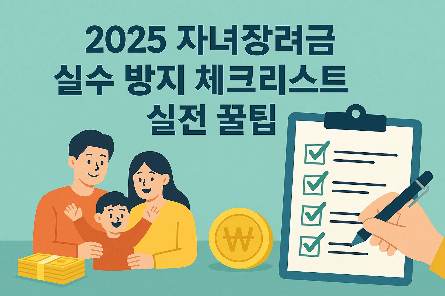 2025년 자녀장려금 입금, 놓치면 손해! 지금 바로 확인하세요