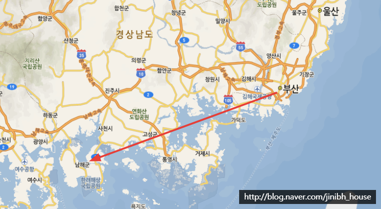  전국 여행 12일차 - 남해로 이동