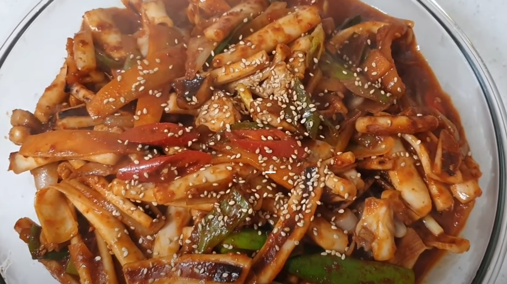  오징어 볶음 맛있게 만드는 방법 양념 레시피