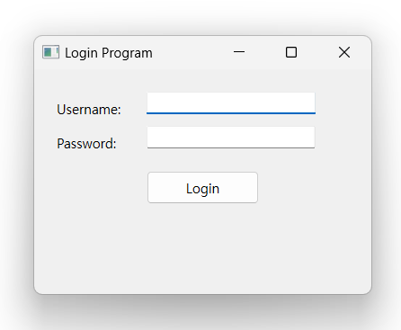 PyQt6를 사용한 간단한 로그인 프로그램 만들기