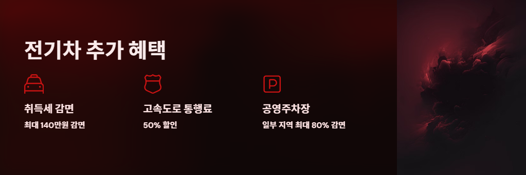 전기차 보조금 줄어도 받을 수 있는 추가 혜택