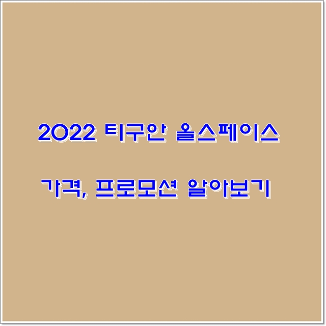 2022 티구안 올스페이스