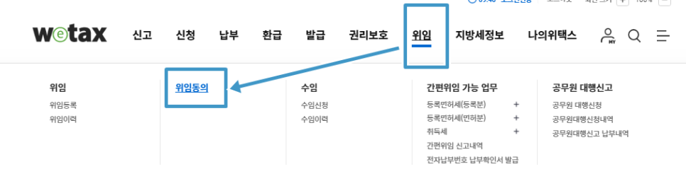 위임동의